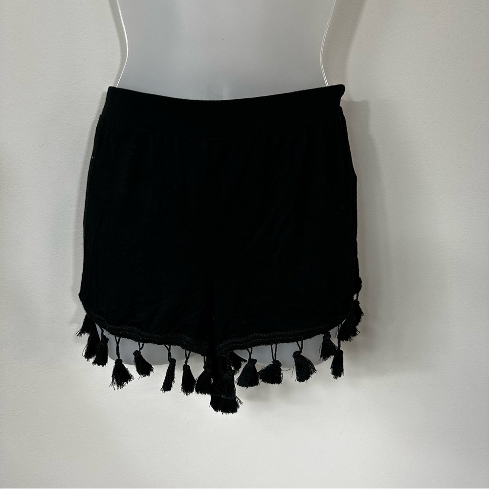 Black Forever21 Shorts with Tassels in Size Medium